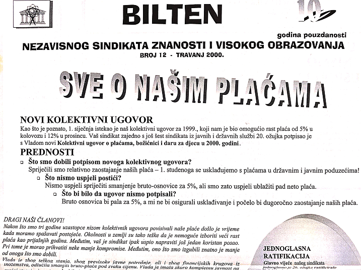 bilten sindikata